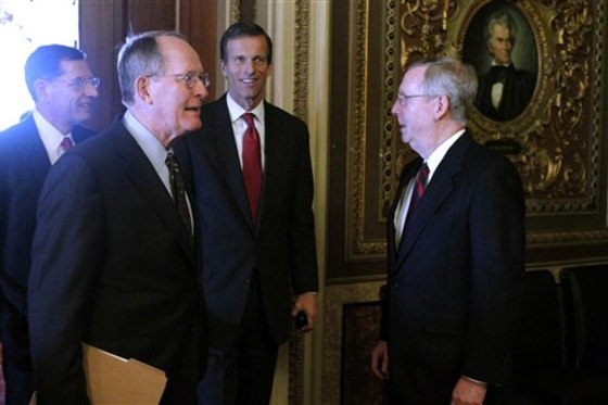 John Barrasso, Lamar Alexander, John Thune, Mitch McConnell